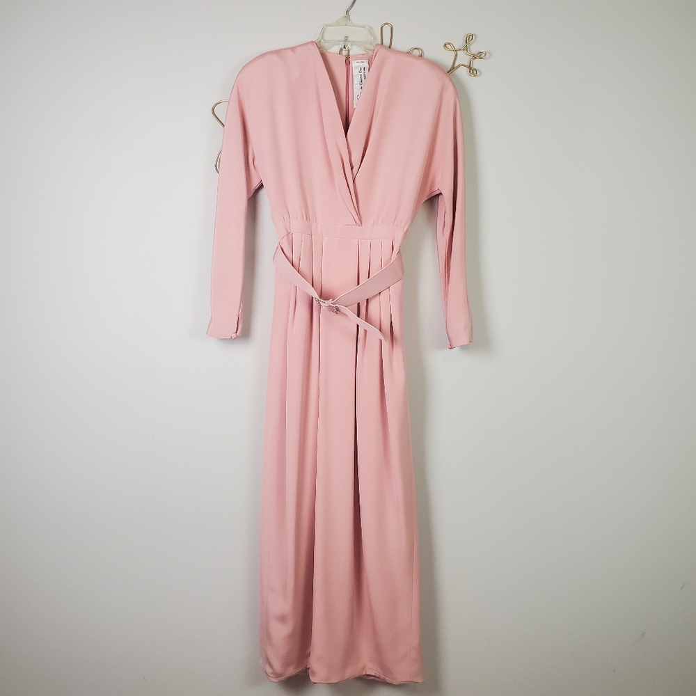 RARE Vintage Christian Dior Paris Pink Evening Dress Gown
